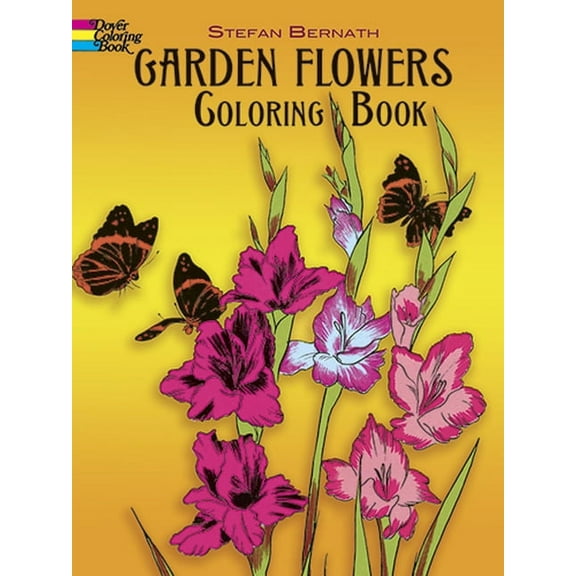 Dover Flower Coloring Books: Garden Flowers Coloring Book (Paperback)