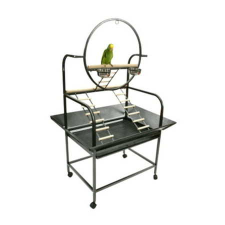 - A and E Cage Co. The O Parrot Playstand