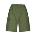 thumbnail image 4 of FRSASU Men's Cargo Shorts Lightweight Travel Casual Shorts for Men Golf Work Outdoor with Multi Zipper Pockets Green, 4 of 7