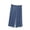 A Blue, variant on Womens Wide Leg Lounge Pants Flannel Pajama Pants Women's Fashion Summer Elastic Waist Comfy Casual Regular Home Short Pants Black M