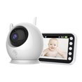 thumbnail image 1 of Monitor de bebé privado de 4,3 pulgadas Detección de temperatura de audio bidireccional para niños, 1 of 8