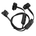 thumbnail image 1 of Câble d'Extension de Diagnostic, Performance Stable OBD 1 en 2 Câble Séparateur pour, 1 of 8