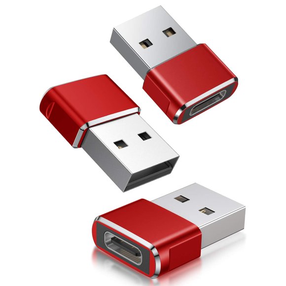Adaptador USB a USB C, paquete de 3 unidades, Basesailor para dispositivos Apple
