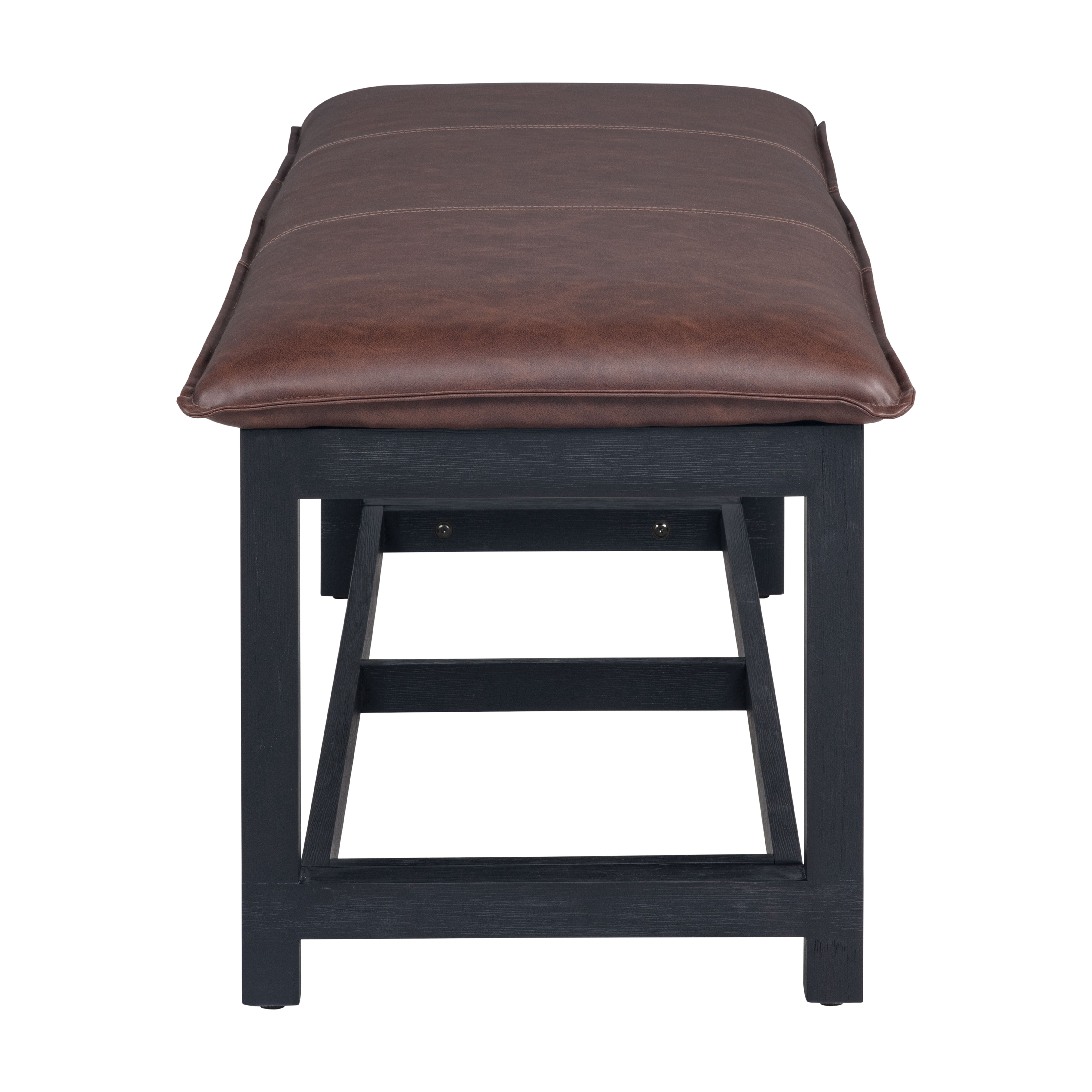 Abrielle Pillow Top Bench Chestnut