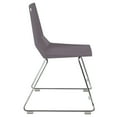 thumbnail image 4 of Luvraflex Stack Chair With Charcoal Polypropylene Back, Seat, Chrome Frame, 4 of 5