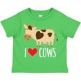thumbnail image 3 of Inktastic I Love Cows Dairy Farmer Boys or Girls Toddler T-Shirt, 3 of 5