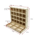 thumbnail image 4 of Organizador de pintura de gabinete con soporte de estante de pintura modelo Los 356x207x36cm Zulema organizador de pintura, 4 of 4
