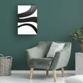 thumbnail image 3 of Canvas Wall Art - Ray Heere 'Black White Bold Strokes 20' Wall Art for Living Room, Bedroom, or Office Décor by Trademark Fine Art - 16 x 24 Inches, 3 of 4