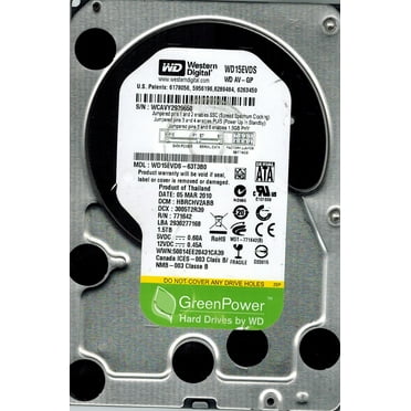 Western Digital WD15EVDS-63T3B0 1.5TB DCM: HBRCHV2ABB
