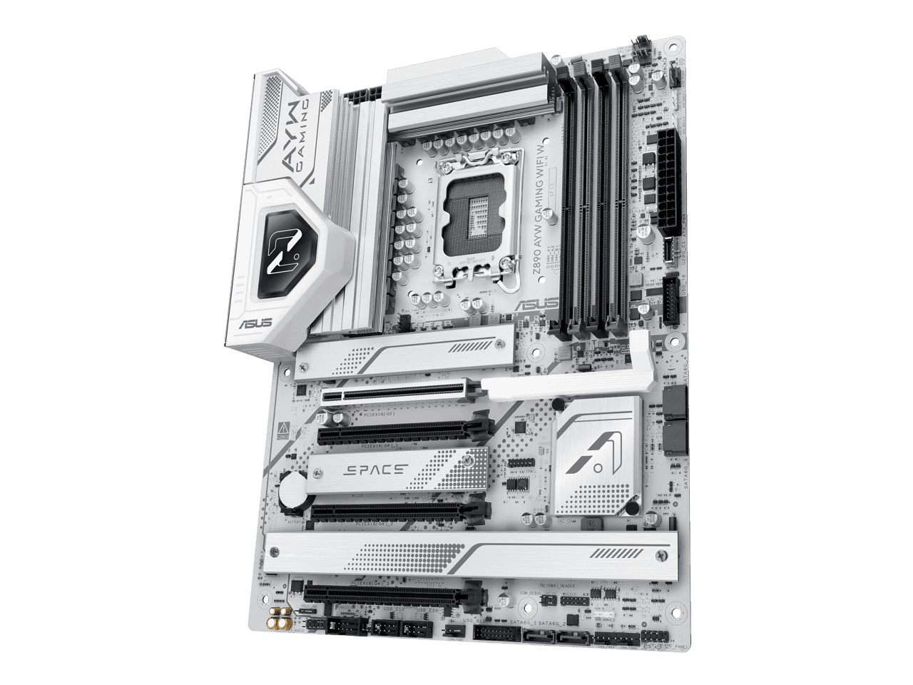 Asus Z890 AYW GAMING WIFI W Gaming Desktop Motherboard - Intel Z890 Chipset - Socket LGA-1851 - ATX (z890aywgamingwifiw)