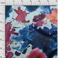 thumbnail image 3 of oneOone Velvet Pink Fabric Abstract Watercolor Fabric For Sewing Printed Craft Fabric By The Yard 58 Inch Wide, 3 of 4