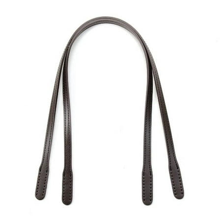 Brown Genuine Leather Purse - 22.8 Genuine Leather Narrow Style Shoulder Bag Handles, Brown (40-5815)