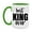 White/Light Green, variant on Best King Ever Mug, Father’s Day Gift, 11Oz Or 15Oz Ceramic Coffee Mug