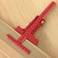 thumbnail image 4 of T-shaped Ruler Multifunction Ruler Woodworking Marking Ruler Measuring Ruler Woodworking Construction Ruler, 4 of 8