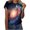 Purple, variant on Short Sleeve Shirts For Women Summer Casual Star Top T Shirt Fashion Trendy Clothes