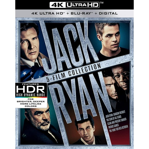 Pre-Owned Jack Ryan: Ulimate Movie Collection (4K   Blu-Ray) (Good)