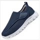 thumbnail image 1 of XIHAHA Zapatos para diabéticos extraanchos para hombres y mujeres, zapatos para caminar ajustables para personas mayores, ortopédicos, pies anchos, zapatillas para parejas hinchadas, 1 of 5
