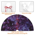 thumbnail image 4 of Yiaed Lilac Print Christmas Tree Skirt , Tree SkirtsTree Mat for Christmas Winter Holiday Indoor Decorations-48", 4 of 7