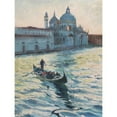 thumbnail image 3 of Strube, Ling 12x14 Black Modern Framed Museum Art Print Titled - Stroll in Venice V, 3 of 5