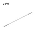 thumbnail image 3 of M2.5x100mm 304 Stainless Steel Threaded Tie Push Rods Servo Linkage for DIY, 2Pack, 3 of 6