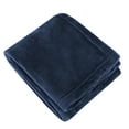 thumbnail image 3 of 24 Pack of Bulk Wholesale Soft Cozy Plush 60”L x 50”W Lightweight Reversible Microfiber Sherpa Throw Blankets for Adults, Kids, Pets, Beds, Couches and Loveseats in Black, Red, Navy Blue and Gray, 3 of 12