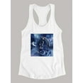 thumbnail image 3 of Watercolor Astrology V Racerback Tank Women -Grace Popp Designs, Female Medium, 3 of 4