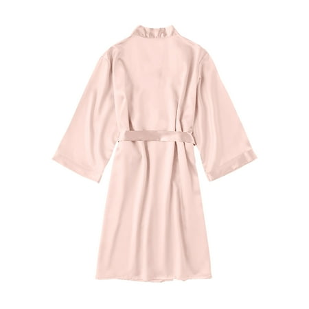 

SELONE Womens Pajama Set Lingerie for Women Robe Wedding Comfortable Pajamas Sets Pyjama Pajamas Sets Spring Summer Dressing Gown Nightgowns for Valentines Day Anniversary Wedding Honeymoon Pink XL
