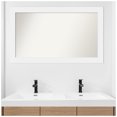 thumbnail image 7 of Amanti Art Custom Framed Wall and Bathroom Mirror (27 x 45 in.), Corvino White Frame, 7 of 7
