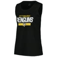 thumbnail image 2 of Women's Levelwear Sidney Crosby Black Pittsburgh Penguins Macy Player Name & Number Tank Top, 2 of 3