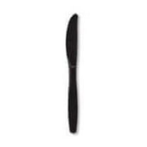 Black Velvet Plastic Knives