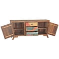 thumbnail image 5 of Marina del Rey Cone Shaped Buffet Made From Recycled Teak Wood Boats - 72W x 20D in., 5 of 5