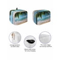 thumbnail image 2 of Ocean Beach Toaster Cover 2 Slice, Palm Trees Summer Tropical Island Seaside Dustproof Bread Machine Oven Cover with Storage Pockets, Fits Most Kitchen Toasters Protector, 2 of 5