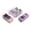 Pink, variant on Ruanlalo 3Pcs Mesh Sock Drawer Organizer Breathable Bras Storage Box 6-Cell 7-Cell 11-Cell Wardrobe Clothes Organizer Drawer Divider for Socks Ties Scarves Panties