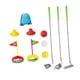 thumbnail image 5 of Juego de palos de golf para niños, juguetes educativos de golf retráctiles y livianos con tees Plata, 5 of 9