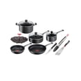 thumbnail image 1 of Bateria de Cocina T-fal Hard Titanium G2699082 Inducción Francia 12pz, 1 of 5