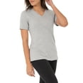 thumbnail image 4 of Time and Tru Women's Essential Short Sleeve V-Neck T-Shirt, 4 of 6