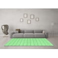 thumbnail image 3 of Ahgly Company Indoor Rectangle Abstract Emerald Green Contemporary Area Rugs, 5' x 8', 3 of 4