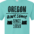 thumbnail image 4 of Inktastic Oregon Awesome Since 1859 T-Shirt, 4 of 5