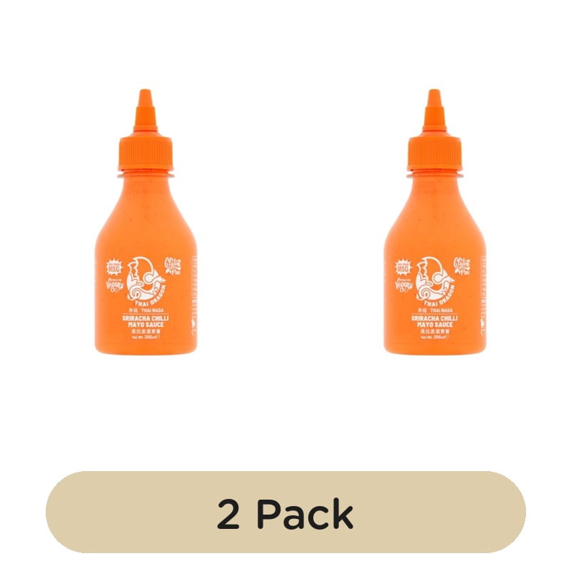 Thai Dragon Sriracha Mayo 200ml, British Import (Pack of 2)