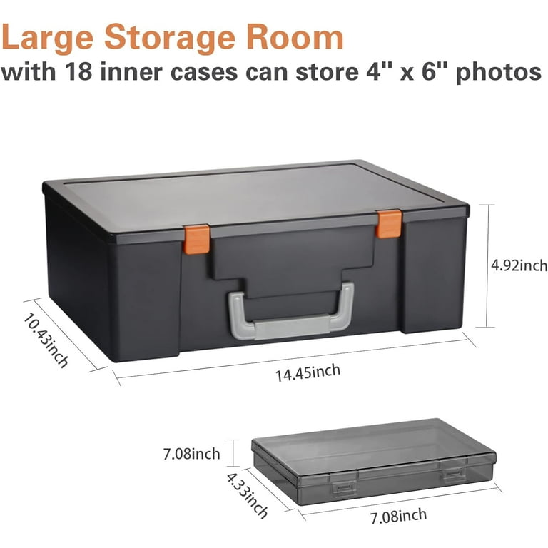 ULTIMATE PLASTIC BOX W/ 6 BIG INNER BOXES ULTIMATE PLASTIC BOX W/ 6 BIG INNER BOXES