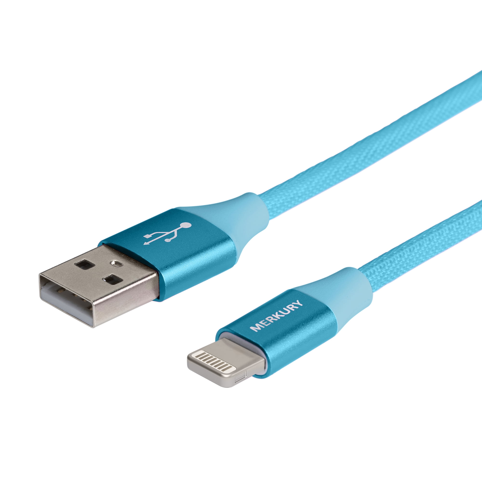 Merkury Charge + Sync USB-A to USB-C Fabric Cable