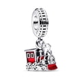 thumbnail image 1 of Pandora Hello Accesorios de plata de ley 925 para mujer, abalorios originales de Disney, monster, zapatos, dijes compatibles con Pandora 925, pulsera artesanal, 1 of 4