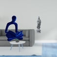 thumbnail image 2 of Escultura de figura humana de pensador abstracto, decoración artística versátil para oficina, bar, boda y adorno tradicional de estatua de Buda femeni, 2 of 8