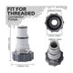 thumbnail image 1 of Kit adaptador de conector de tapón de drenaje de manguera de repuesto, adaptador de drenaje de piscina, adaptador de manguera de 1.5 pulgadas a 1.25 pulgadas para, 1 of 4