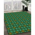 thumbnail image 2 of Ahgly Company Indoor Round Patterned Army Green Area Rugs, 8' Round, 2 of 6