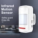 thumbnail image 3 of Sensor De Movimiento Pir Inalámbrico, Detector De Movimiento De Alarma Inteligente De Alta Sensibilidad Fácil De Usar Para Tienda, 3 of 7
