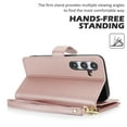 thumbnail image 5 of Allytech Wallet Case for Samsung Galaxy S24 Ultra with Card Slots & Wrist Strap, [Magnetic Clasp] [RFID Blocking] Kickstand Premium PU Leather Shockproof Full Body Protection Case - Rosegold, 5 of 6