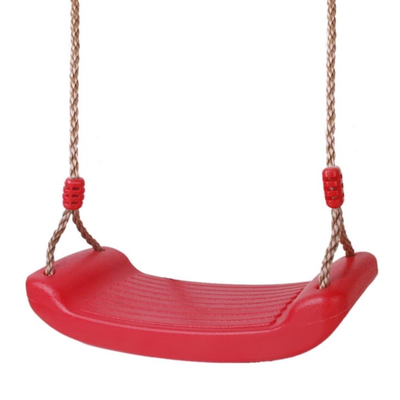 Asiento de columpio Macarena para árbol con cuerda rojo para niños y adultos
