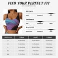 thumbnail image 5 of Pofeuu Wings Of A Butterfly Print Sports Bra for Women Sexy Vest Yoga Running Gym Fitness Crop Bras Tops-XX-Large, 5 of 8
