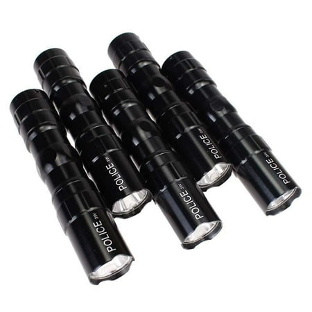 5X Portable Ultra Bright 3W Police Waterproof LED Mini Flashlight Torch